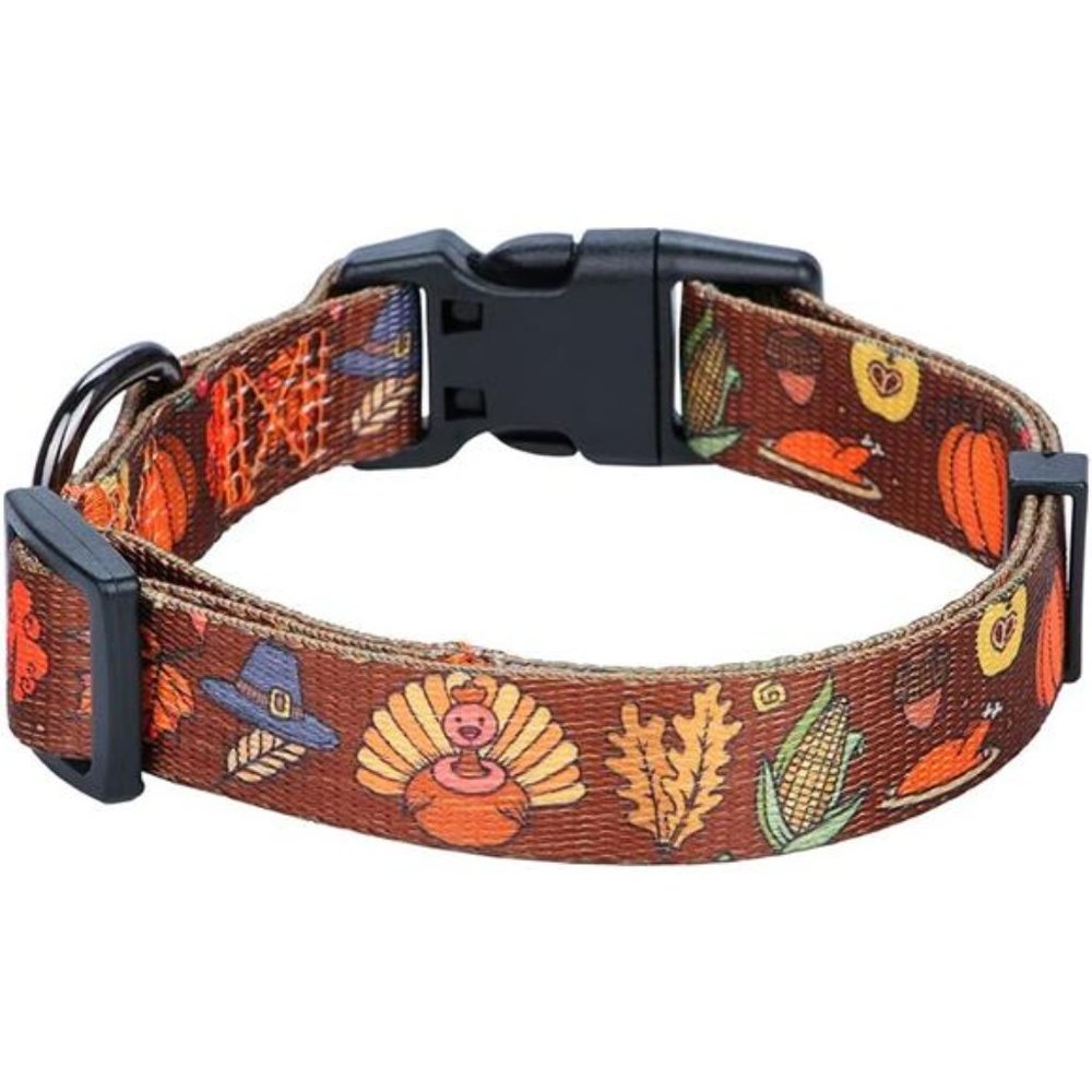 Thanksgiving & Christmas Dog Collars Medium Size